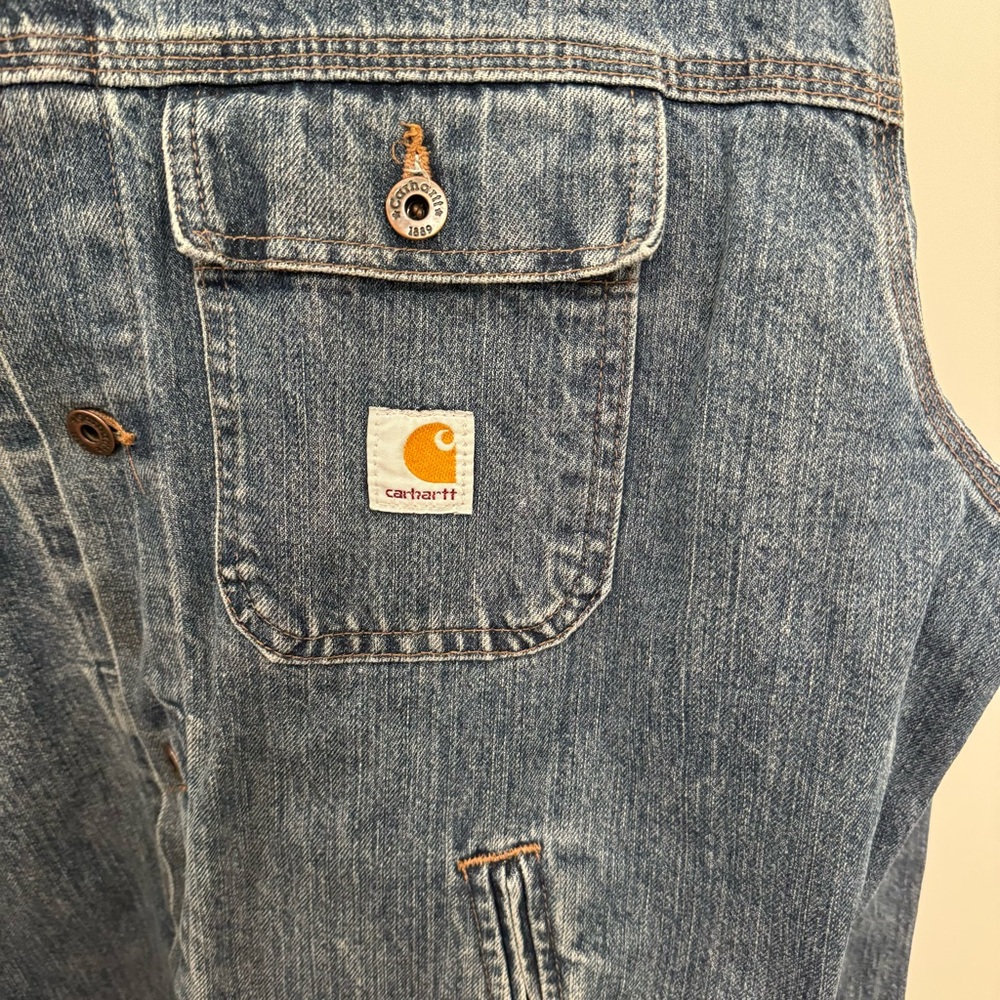 Carhartt Denim Button Down Jacket - image 2